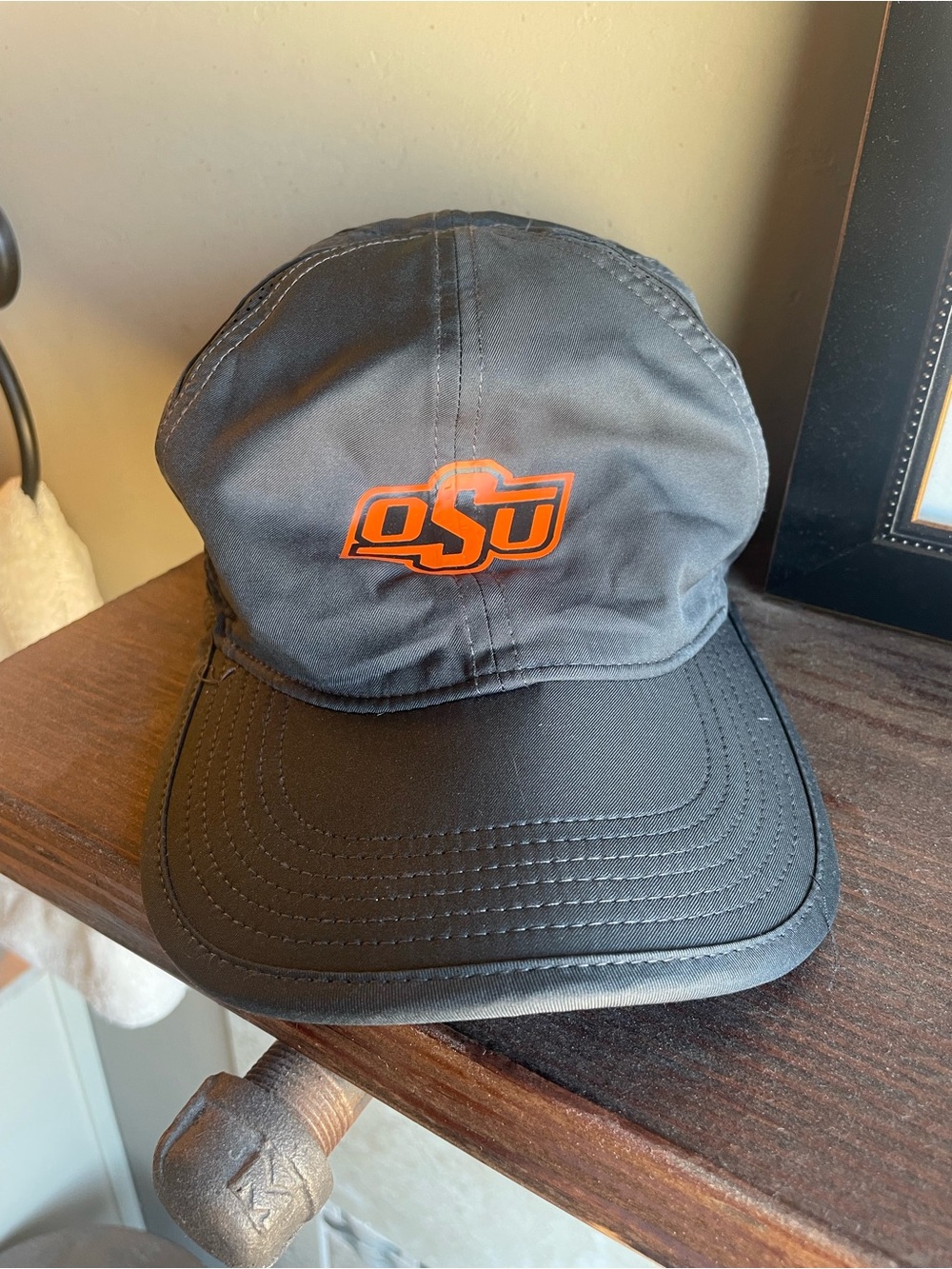 Nike Black Cap with Orange OSU Logo